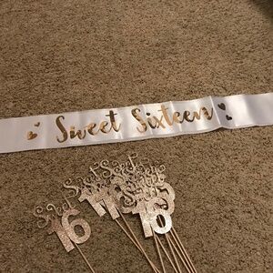 Sweet Sixteen party decorations